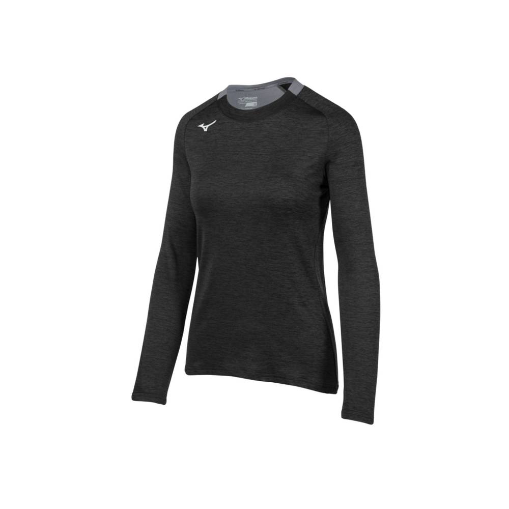 Maglie Running Mizuno Alpha Long Sleeve Donna - Nere - 02835-XAKU